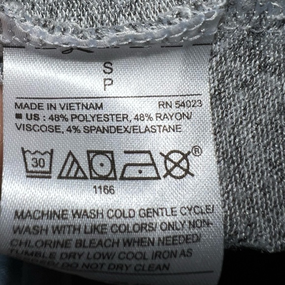 Heather Grey Banana Republic Blouse Size Small - Picture 4 of 4